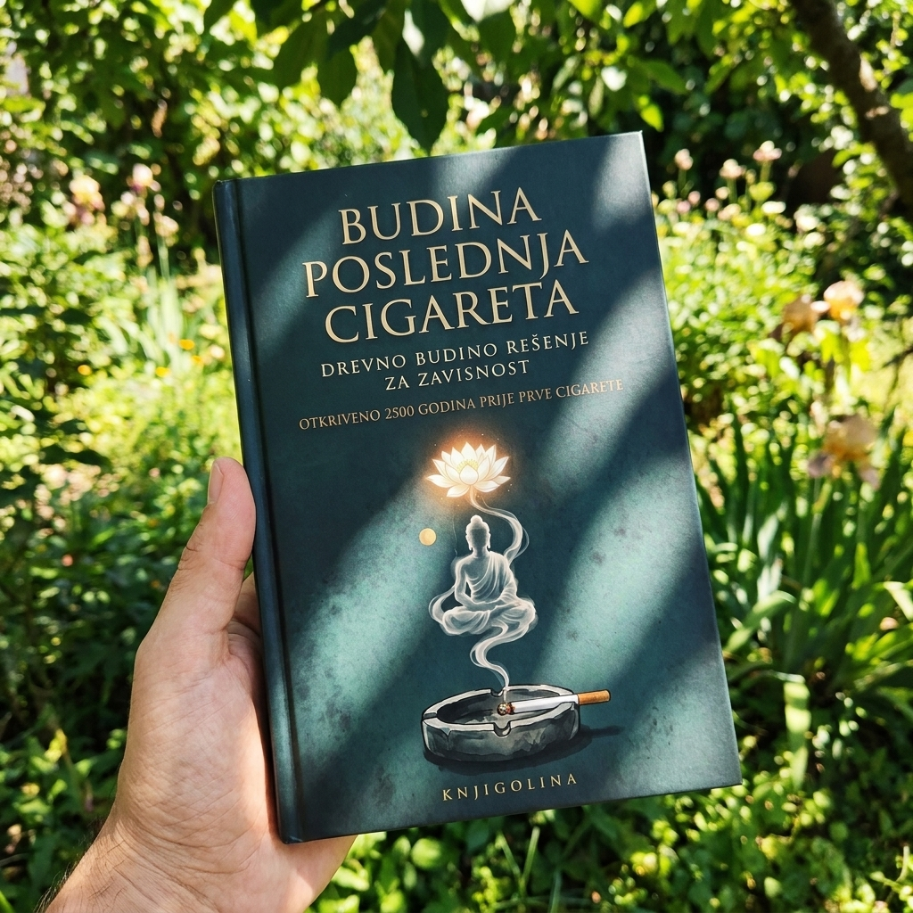 Citalac drzi knjigu u basti