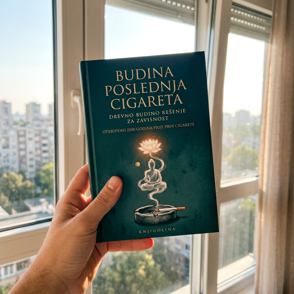 Citalac drzi knjigu pored prozora